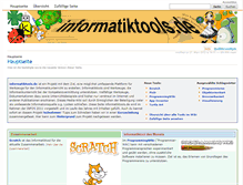 Tablet Screenshot of informatiktools.de